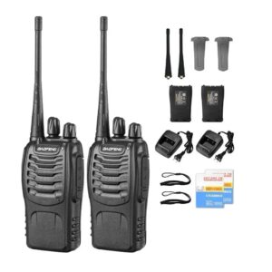 Walkie talkie 2 radios de comunicación 888s Baofeng 